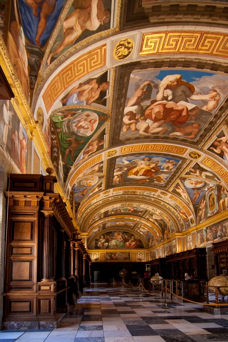 Biblioteca del Monasterio de El Escorial Madrid