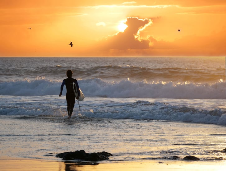 surfista en Fuerteventura