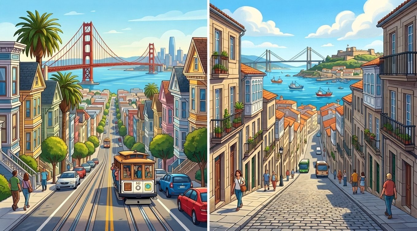 Vigo vertical El San Francisco gallego y sus cuestas icónicas