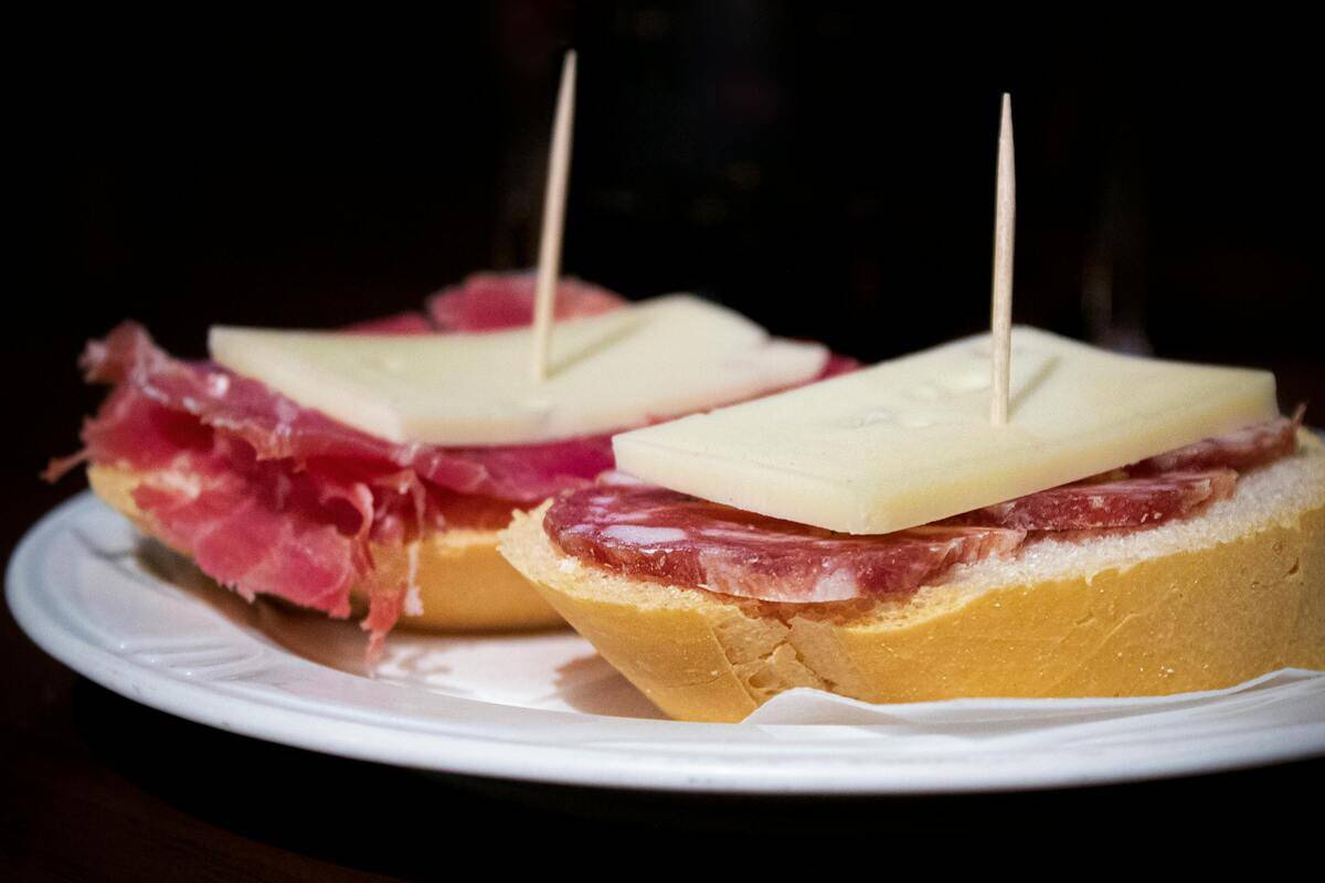 tapa de jamón Badajoz