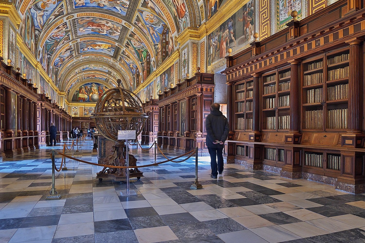 visita el escorial biblioteca